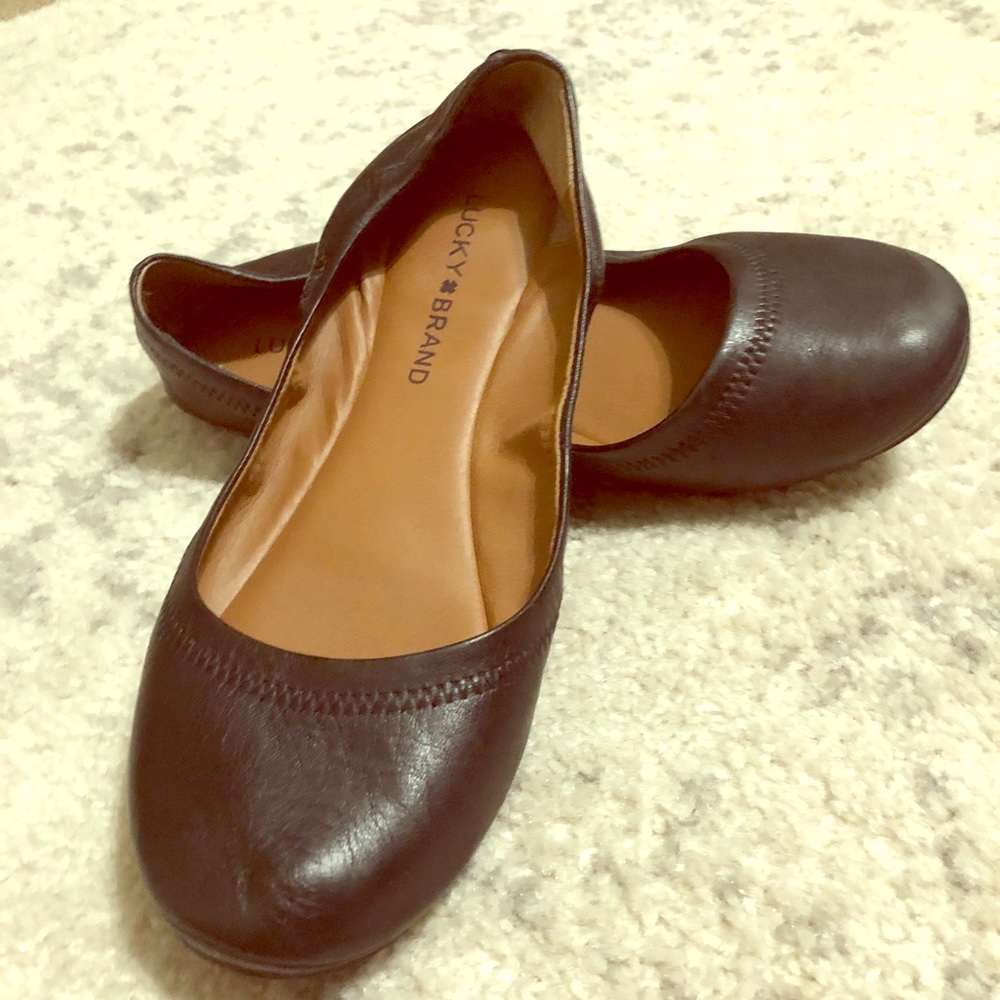 Black Lucky Brand Flats Sz 8.5